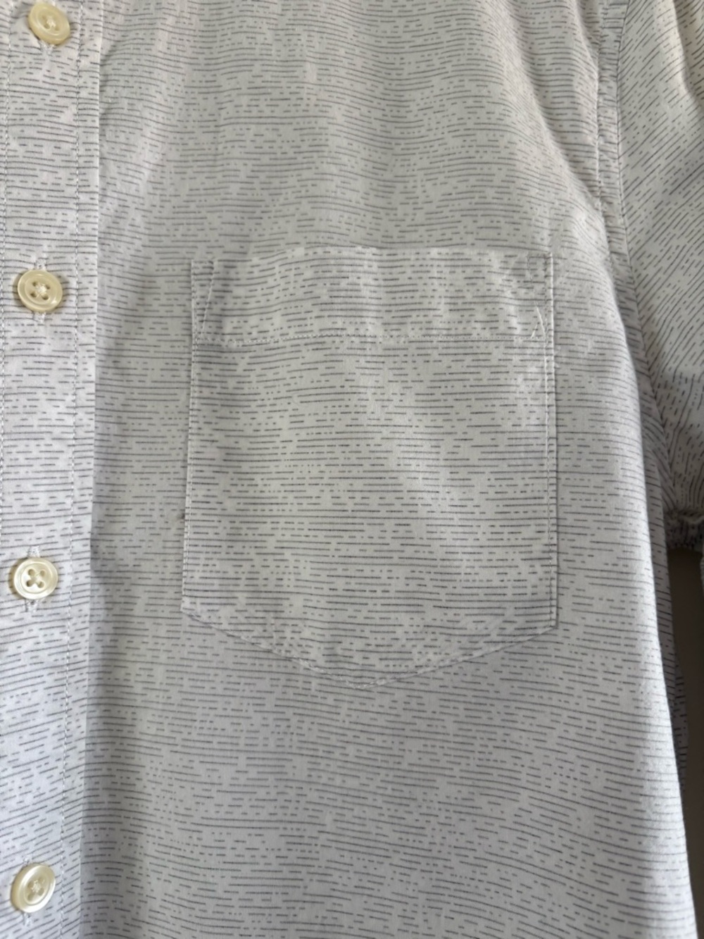 Banana Republic Light Gray Button-Down Shirt Men’s XS - Picture 6 of 6